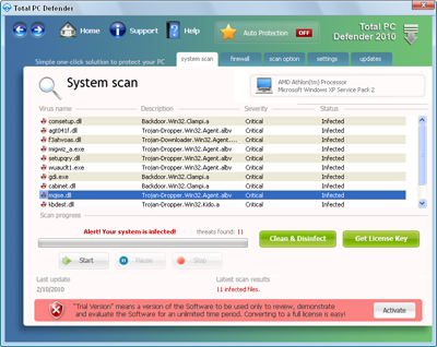 Microsoft Defender on Rogue Threat Total Pc Defender How To Remove